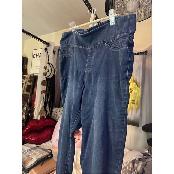 Seven jeans plus size jean/denim jegging legging size 16 (1xl) - Picture 4 of 9